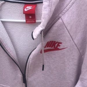 Pink Nike 3/4 Sweatshirt